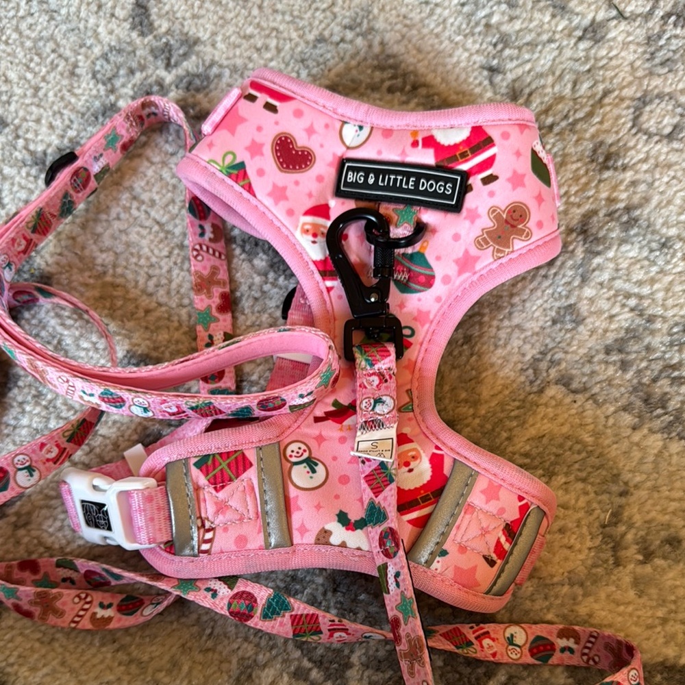 Pink Christmas Harness